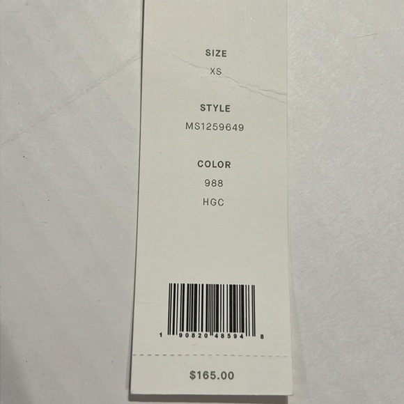 Vince men’s cotton thermal long t-shirt with hood size extra small with tags - Picture 9 of 9